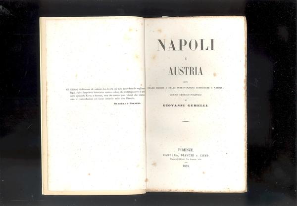 NAPOLI E AUSTRIA