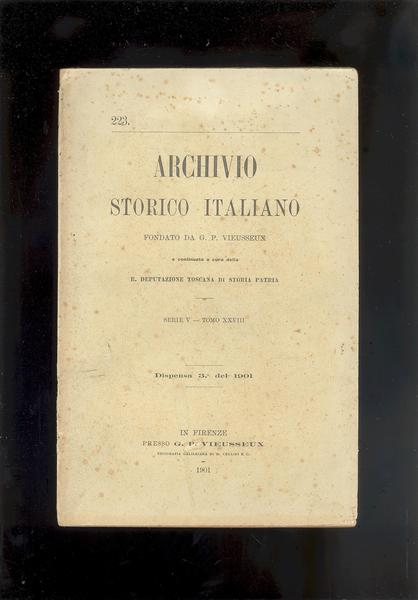 ARCHIVIO STORICO ITALIANO