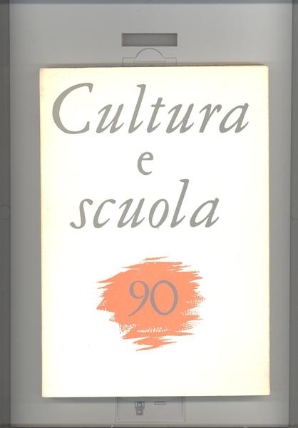 CULTURA E SCUOLA