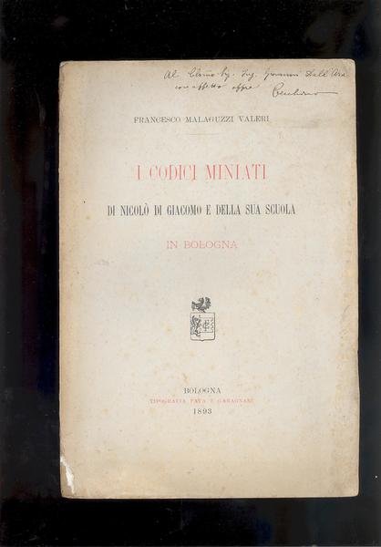 I CODICI MINIATI DI NICOLO' DI GIACOMO E DELLA SUA …