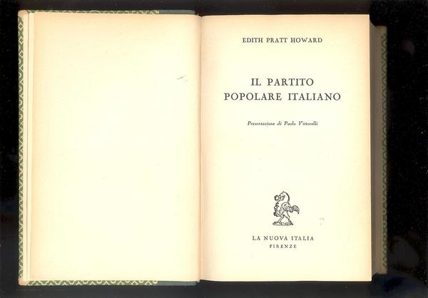 IL PARTITO POPOLARE ITALIANO