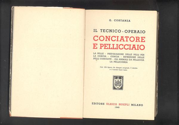 IL TECNICO - OPERAIOCONCIATORE E PELLICCIAIO