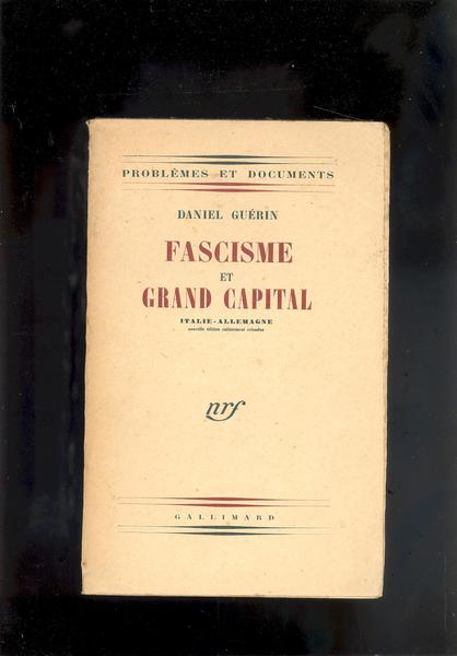 FASCISME ET GRAND CAPITAL