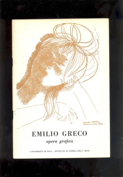 EMILIO GRECO.OPERA GRAFICA