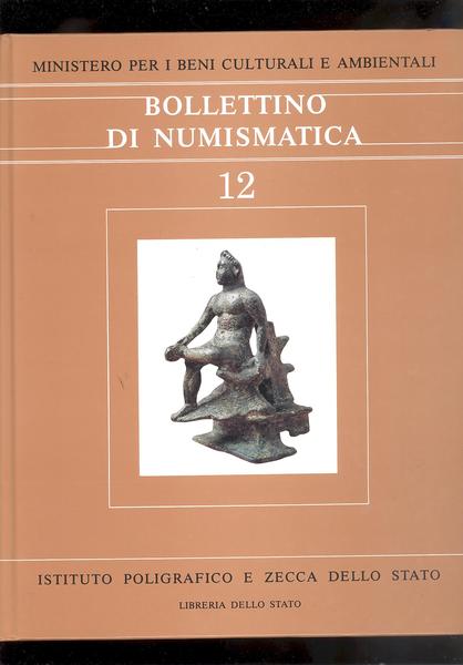 BOLLETTINO DI NUMISMATICA 12