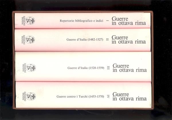 GUERRE IN OTTAVA RIMA ( VOLL. I - II- III …