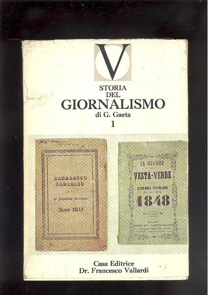 STORIA DEL GIORNALISMO, 1