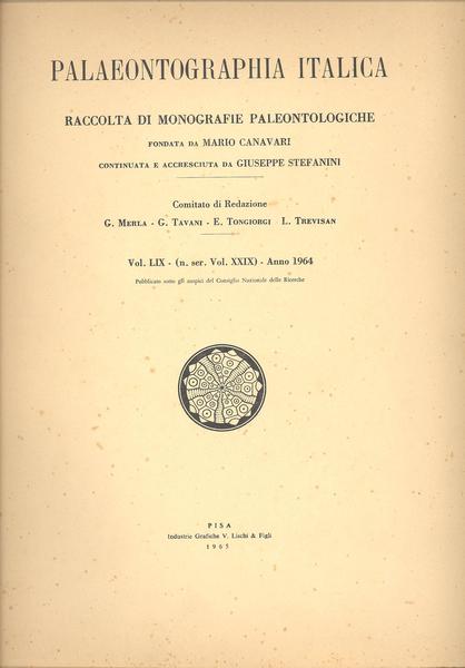 PALEONTOGRAPHIA ITALICA