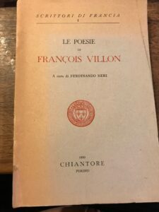 LE POESIE DI FRANCOIS VILLON