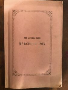 LO STATUTO INEDITO DELLE NOZZE VENEZIANE EMANATO NELL’ANNO 1299