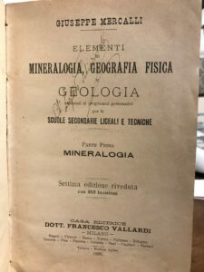 ELEMENTI DI MINERALOGIA, GEOGRAFIA FISICA E GEOLOGIA. PARTE PRIMA MINERALOGIA