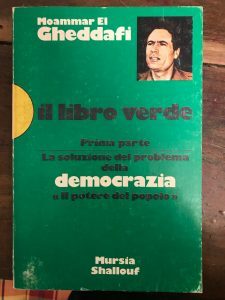 IL LIBRO VERDE. PRIMA PARTE. LA SOLUZIONE DEL PROBLEMA DELLA …