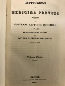 ISTITUZIONI DI MEDICINA PRATICA DETTATE DA GIOVANNI BATTISTA BORSIERI DI …