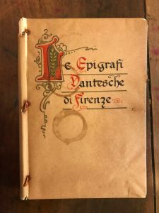 LE EPIGRAFI DANTESCHE DI FIRENZE