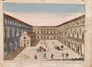 PROSPETTO DEL CORTILE DEL PALAZZO DI SUA ALTEZZA REALE IL …