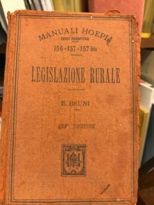 LEGISLAZIONE RURALE SECONDO IL PROGRAMMA GOVERNATIVO PER GLI ISTITUTI TECNICI. …