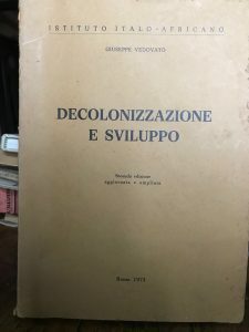 DECOLONIZZAZIONE E SVILUPPO