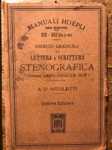 ESERCIZI GRADUALI DI LETTURA E SCRITTURA STENOGRAFICA