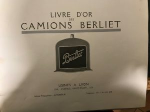 LIVRE D’OR DES CAMIONS BERLIET