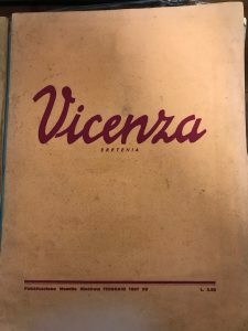 VICENZA ERETENIA. FEBBRAIO 1937