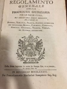 REGOLAMENTO GENERALE DELLA PROCEDURA GIUDIZIARIA PER LE CAUSE CIVILI, DA …