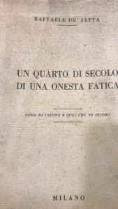 UN QUARTO DI SECOLO DI UNA ONESTA FATICA. COME MI …