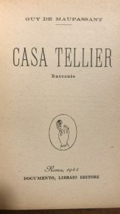 CASA TELLIER. RACCONTO