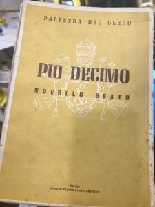 PIO DECIMO, NOVELLO BEATO – (PIO X )