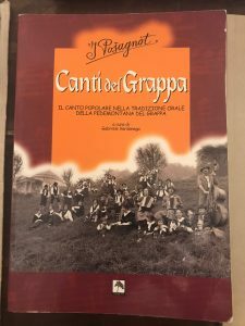 CANTI DEL GRAPPA. IL CANTO POPOLARE NELLA TRADIZIONE ORALE DELLA …