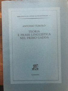 TEORIA E PRASSI LINGUISTICA NEL PRIMO GADDA