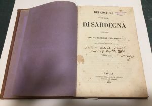 DEI COSTUMI DELL’ISOLA DI SARDEGNA COMPARATI COGLI ANTICHISSIMI POPOLI ORIENTALI. …