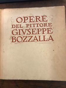 OPERE DEL PITTORE GIUSEPPE BOZZALLA