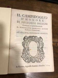 IL CAMPIDOGLIO D’HONORE DI PELLEGRINI INGEGNI
