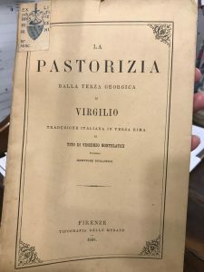 LA PASTORIZIA DALLA TERZA GEORGICA