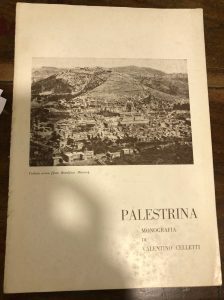 PALESTRINA MONOGRAFIA