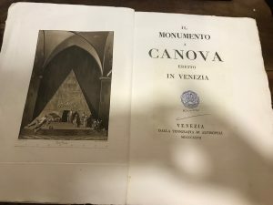 IL MONUMENTO A CANOVA ERETTO IN VENEZIA