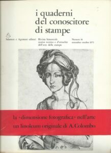 I QUADERNI DEL CONOSCITORE DI STAMPE – NR 18 SETTEMBRE-OTTOBRE …