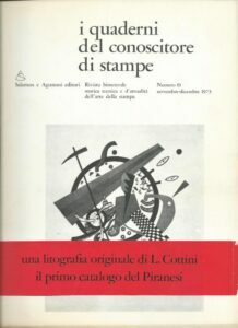 I QUADERNI DEL CONOSCITORE DI STAMPE – NR 19 NOVEMBRE-DICEMBRE …