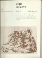 PRINT COLLECTOR – NUMBER 31 – MARCH-APRIL 1976 IL CONOSCITORE …