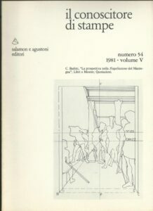 IL CONOSCITORE DI STAMPE – NR 54 – 1981 – …