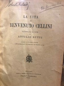 LA VITA DI BENVENUTO CELLINI