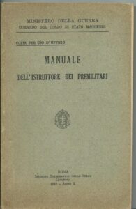 MANUALE DELL’ ISTRUTTORE DEI PREMILITARI