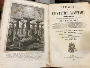 STORIA DEI VENTITRE MARTIRI GIAPPONESI DELL’ORDINE DEI MINORI OSSERVANTI DETTI …