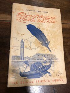 FILIGRANE VENEZIANE E NOVELLE DELLA VITA