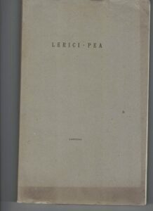 LERICI PEA. PREMIO DI POESIA ANNO QUINDICESIMO