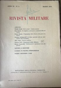 RIVISTA MILITARE ANNO VI N. 3 MARZO 1950
