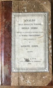 ANALISI DELL’ASSOLUTO VALORE DELLE TERRE DERIVATA DA RAPPORTI DI ECONOMIA …