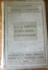 PRECIS D’OTO-RHINO-LARYNGOLOGIE