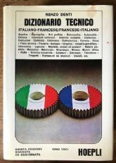 DIZIONARIO TECNICO FRANCESE ITALIANO – ITALIANO FRANCESE