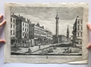 REMONDINI – VEDUTA OTTICA – LONDON – LONDRA PROSPECTUS MONUMENTI …